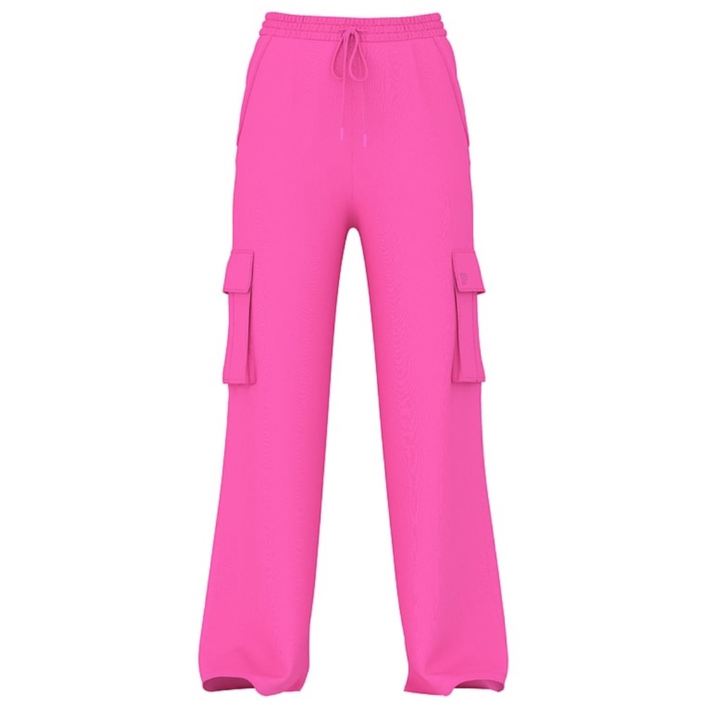 PINK Victoria's Secret Fuchsia Cargo Joggers